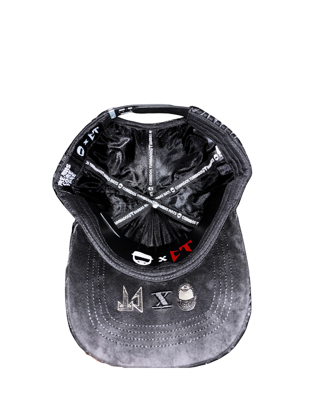 Gorra Barbas – Rockstar × CT Black – fotografía de producto 5