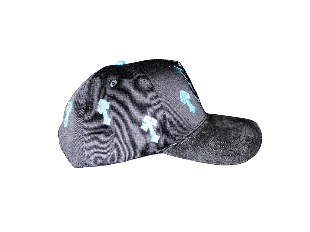 Gorra Barbas – Heaven Black/Turquoise – fotografía de producto 3